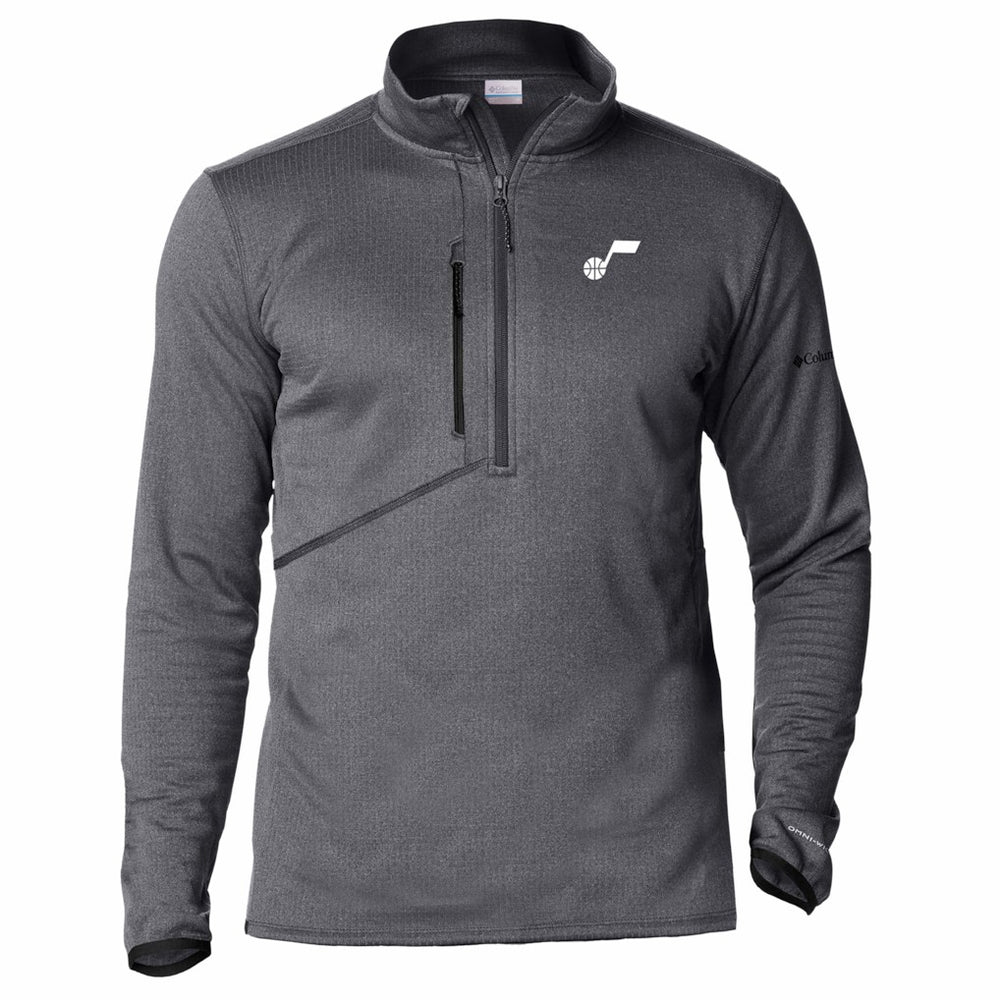 Black Utah Jazz Park View Fleece Half-Zip Top | NBA