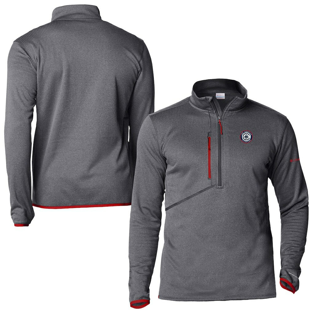 Red LA Clippers Park View Fleece Half-Zip Top | NBA