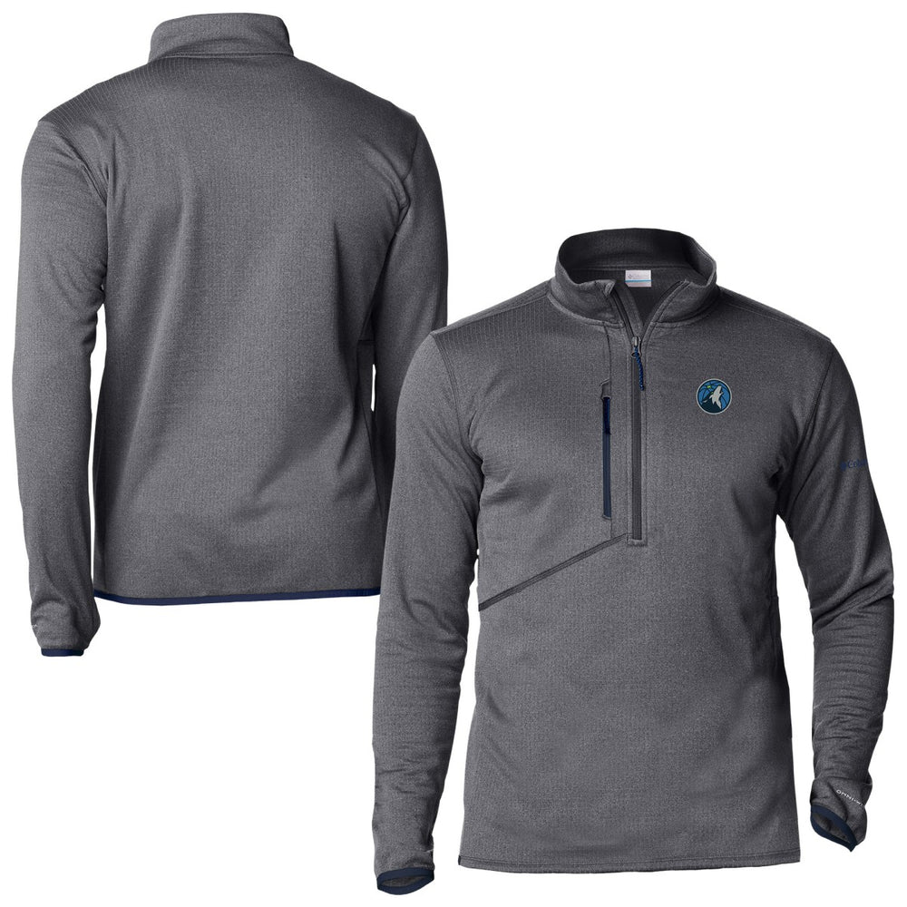 Navy Minnesota Timberwolves Park View Fleece Half-Zip Top | NBA