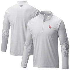 White Houston Rockets PFG Terminal Tackle Quarter-Zip Top sale | NBA