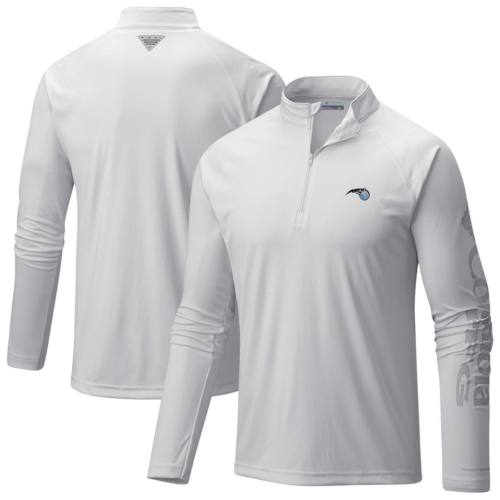 White Orlando Magic PFG Terminal Tackle Quarter-Zip Top | NBA