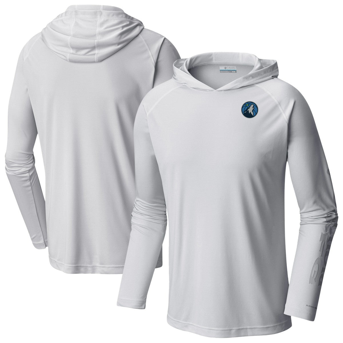 White Minnesota Timberwolves PFG Super Terminal Tackle Hoodie | NBA