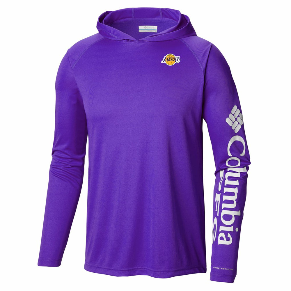Purple Los Angeles Lakers PFG Super Terminal Tackle Hoodie | NBA