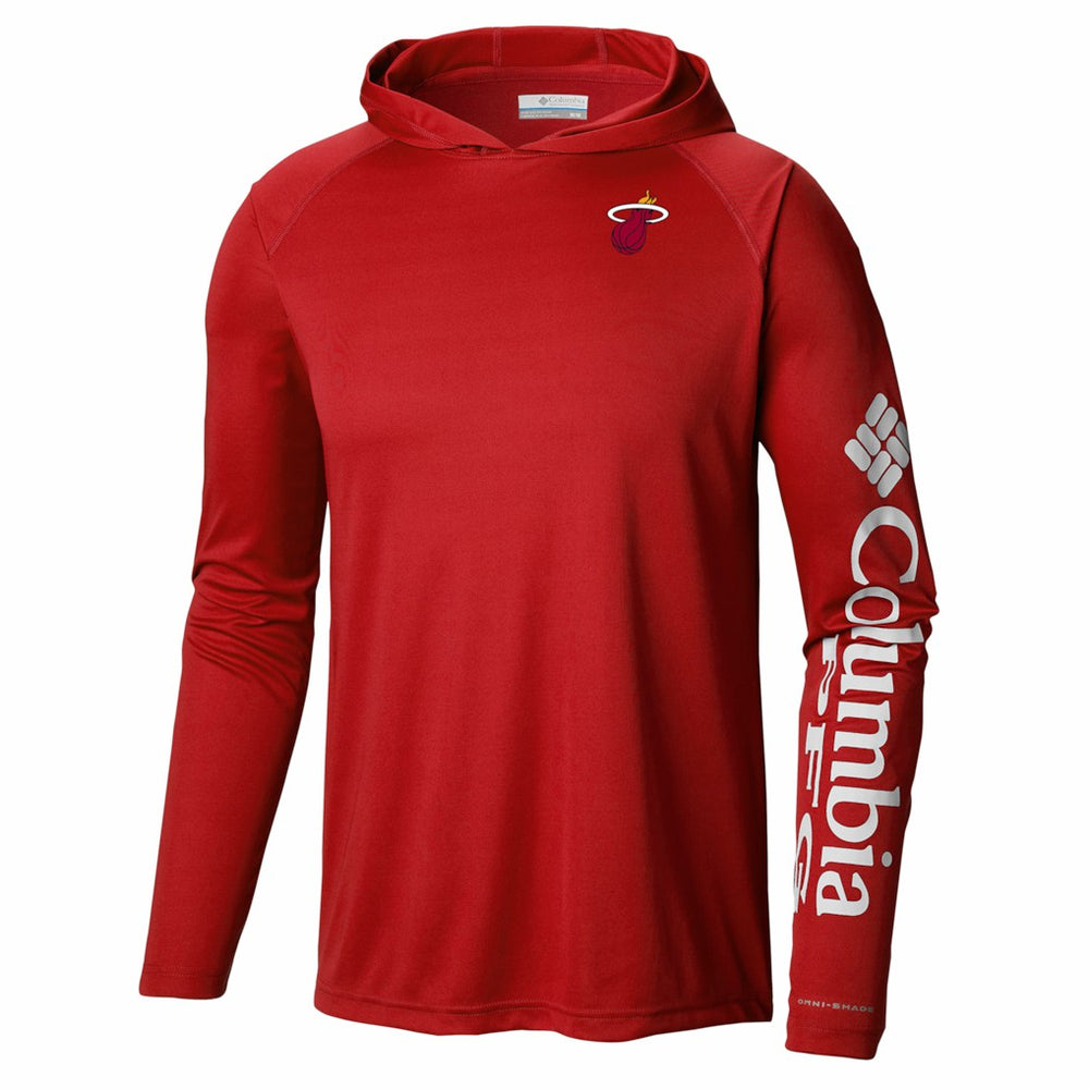 Red Miami Heat PFG Super Terminal Tackle Hoodie | NBA