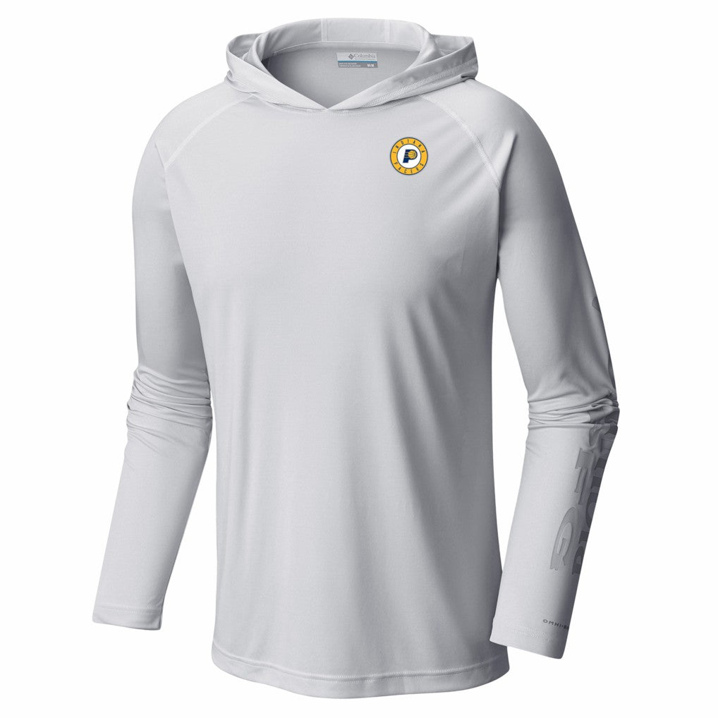 White Indiana Pacers PFG Super Terminal Tackle Hoodie | NBA