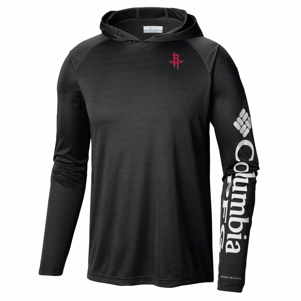 Black Houston Rockets PFG Super Terminal Tackle Hoodie sale | NBA