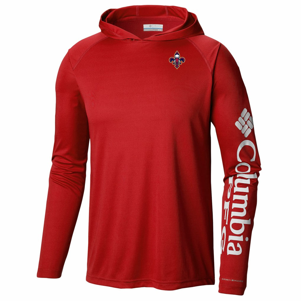 Red New Orleans Pelicans PFG Super Terminal Tackle Hoodie | NBA