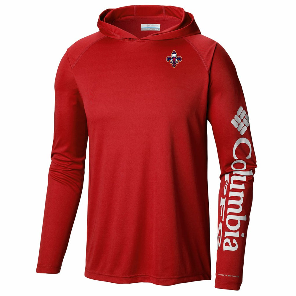 Red New Orleans Pelicans PFG Super Terminal Tackle Hoodie | NBA