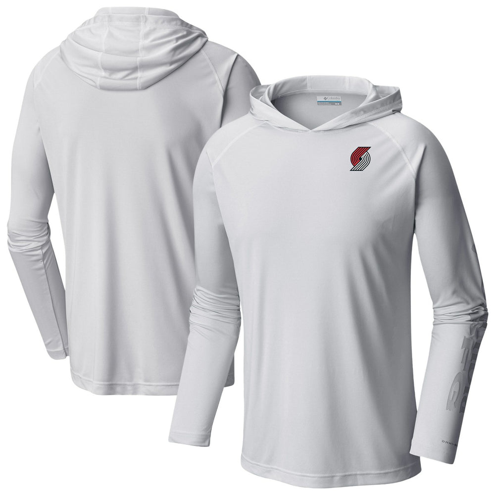 White Portland Trail Blazers PFG Super Terminal Tackle Hoodie | NBA