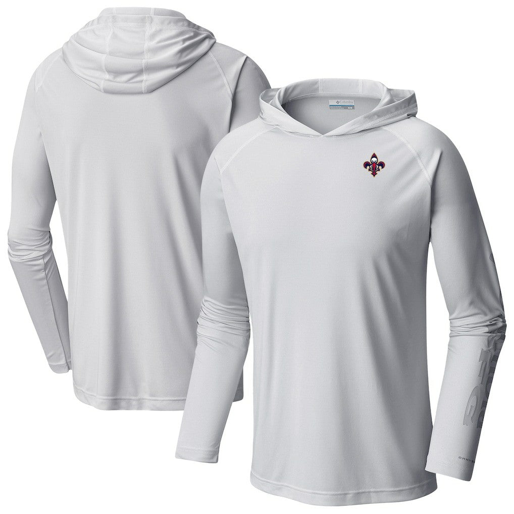 White New Orleans Pelicans PFG Super Terminal Tackle Hoodie | NBA