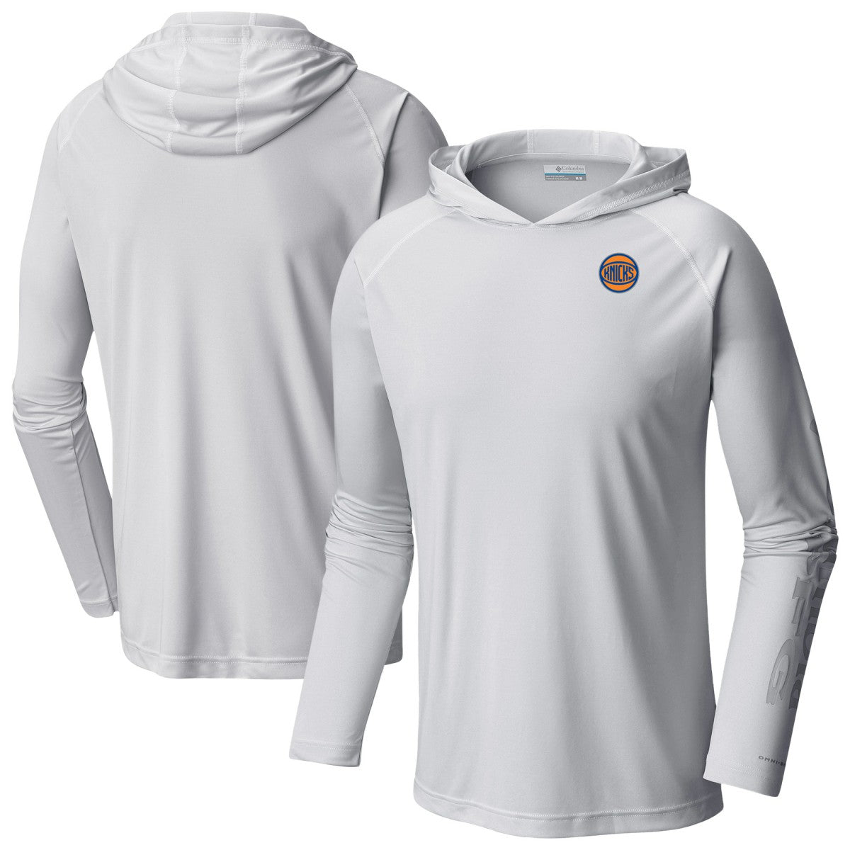 White New York Knicks PFG Super Terminal Tackle Hoodie | NBA