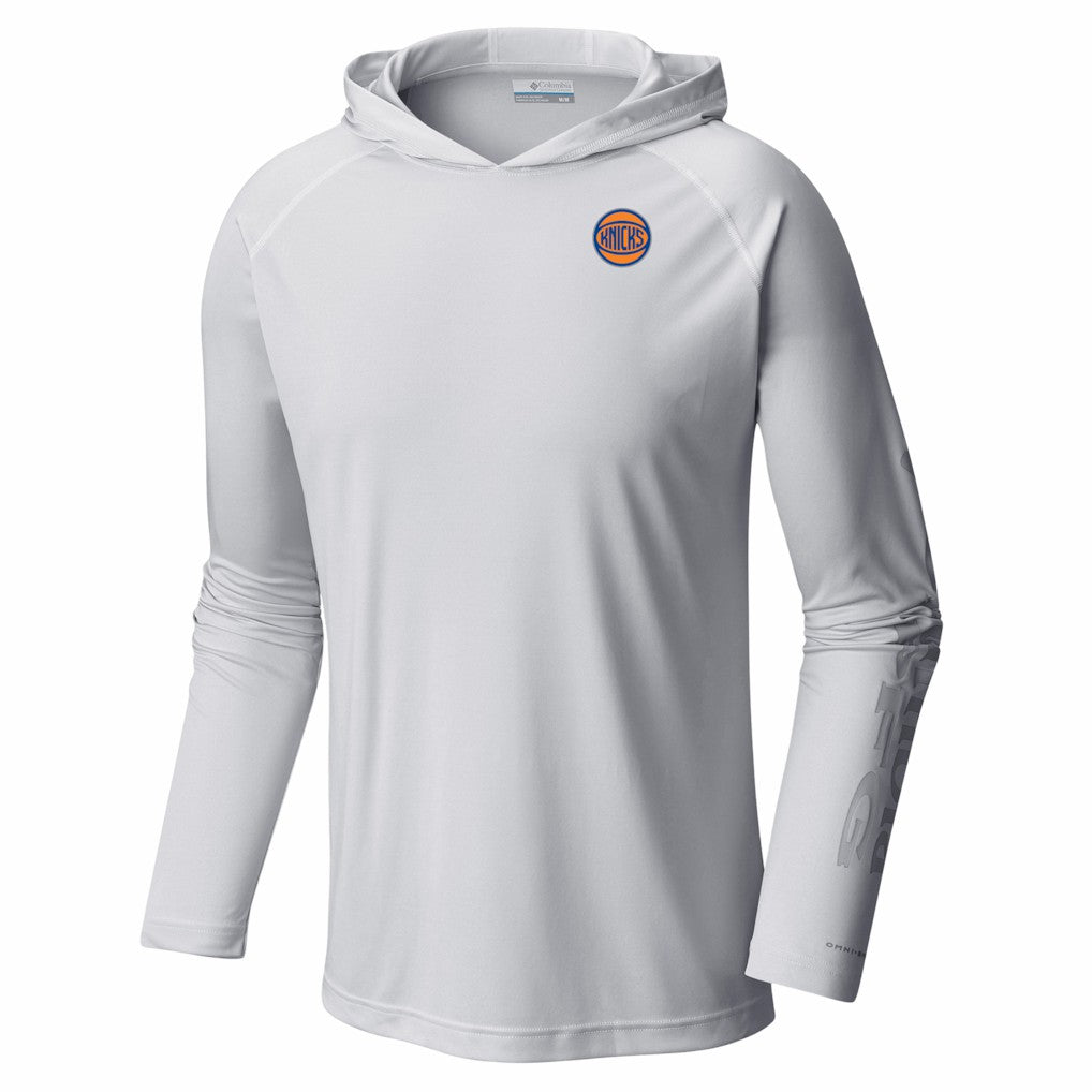 White New York Knicks PFG Super Terminal Tackle Hoodie | NBA