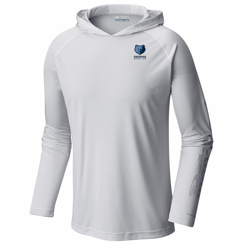 White Memphis Grizzlies PFG Super Terminal Tackle Hoodie | NBA