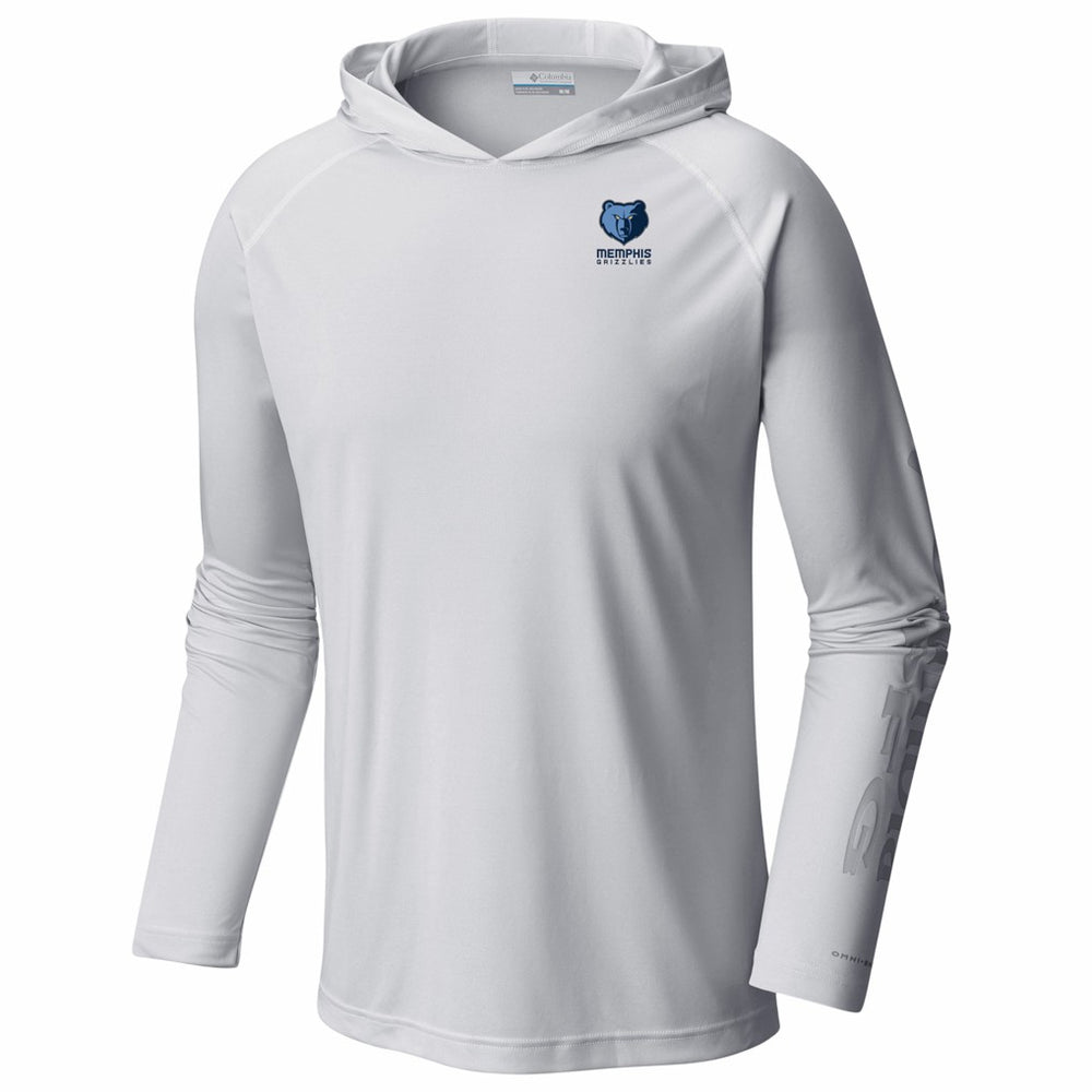 White Memphis Grizzlies PFG Super Terminal Tackle Hoodie | NBA