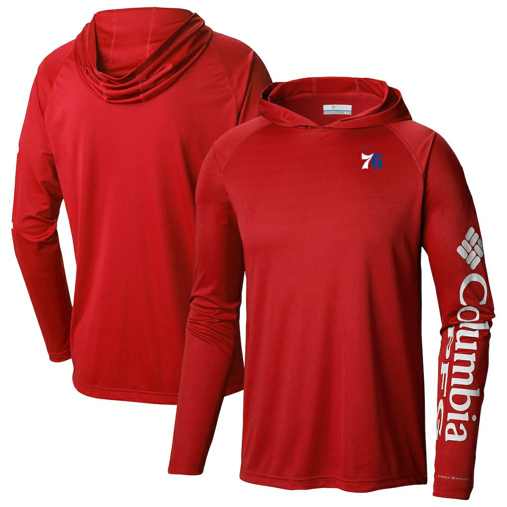 Red Philadelphia 76ers PFG Super Terminal Tackle Hoodie | NBA