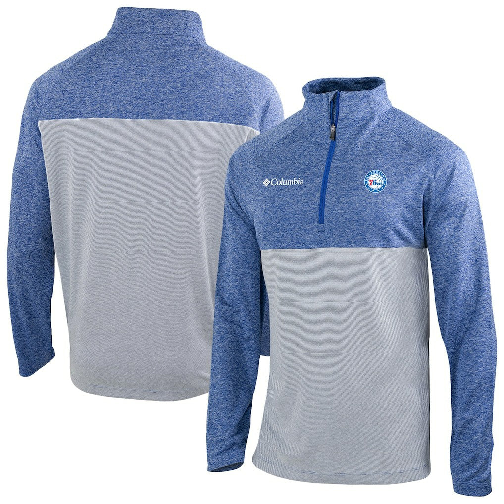 Blue Philadelphia 76ers Omni-Wick Rockin' It Quarter-Zip Top | NBA