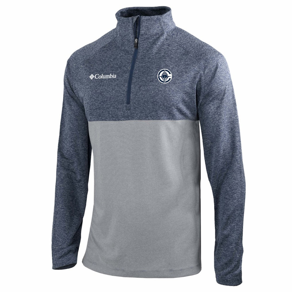 Navy LA Clippers Omni-Wick Rockin' It Quarter-Zip Top | NBA