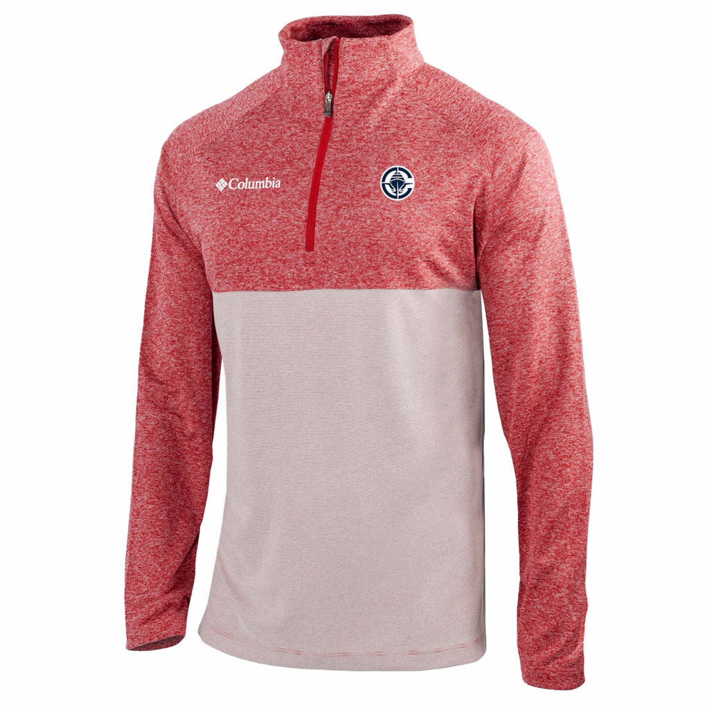 Red LA Clippers Omni-Wick Rockin' It Quarter-Zip Top | NBA