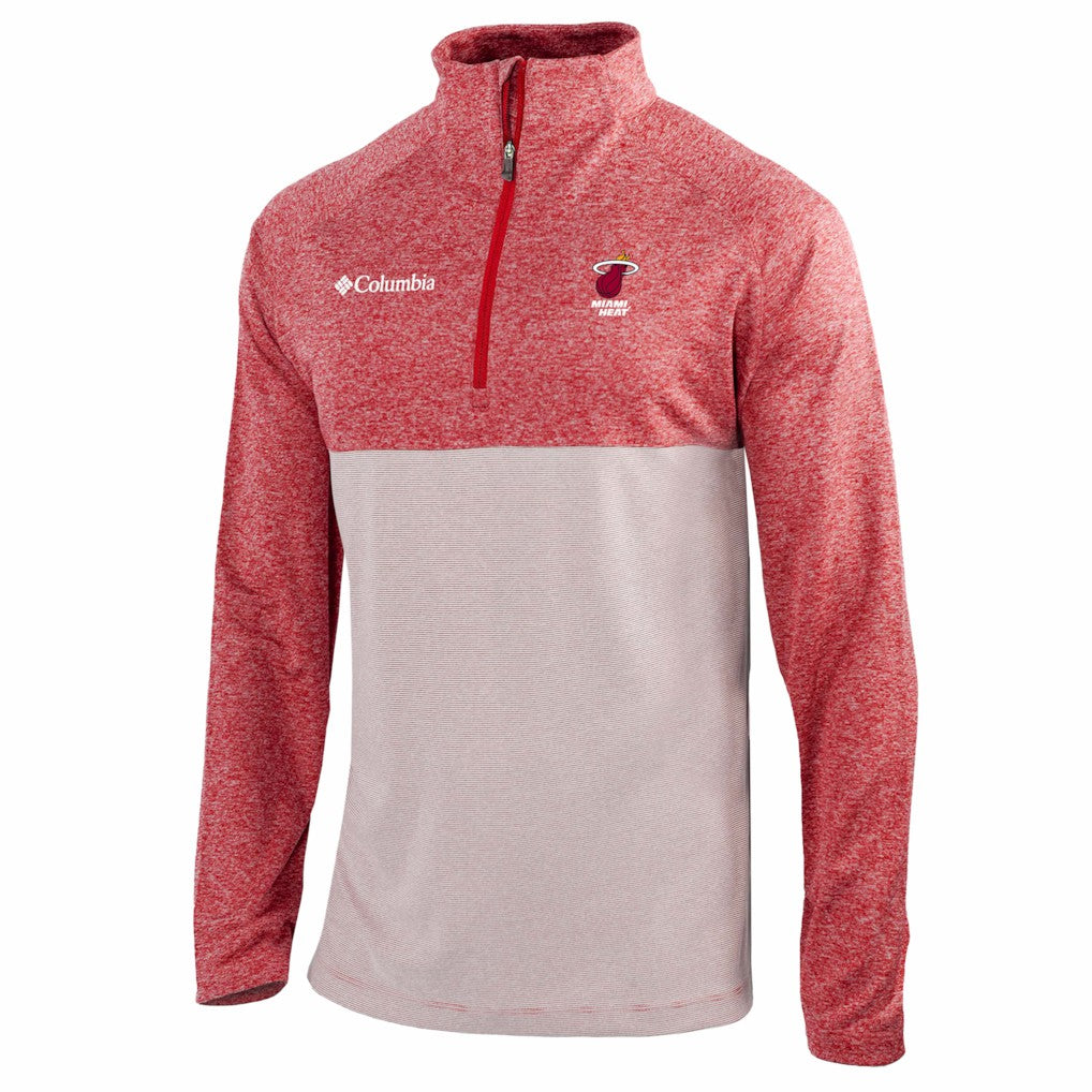 Red Miami Heat Omni-Wick Rockin' It Quarter-Zip Top | NBA