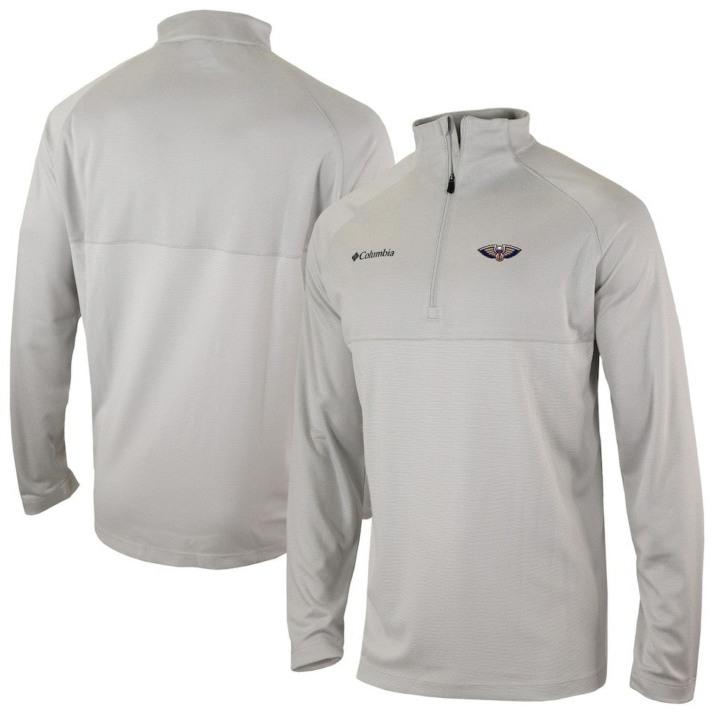 Navy New Orleans Pelicans Omni-Wick Rockin' It Quarter-Zip Top | NBA