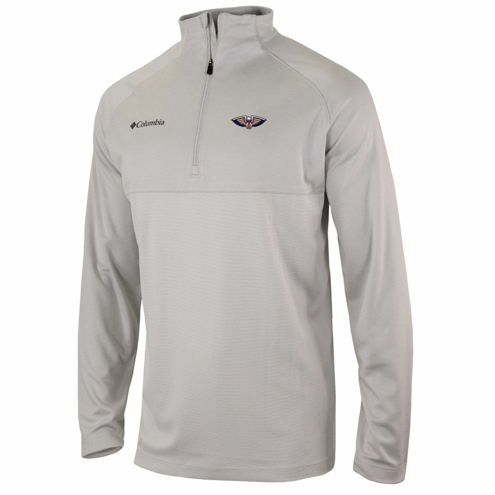 Navy New Orleans Pelicans Omni-Wick Rockin' It Quarter-Zip Top | NBA