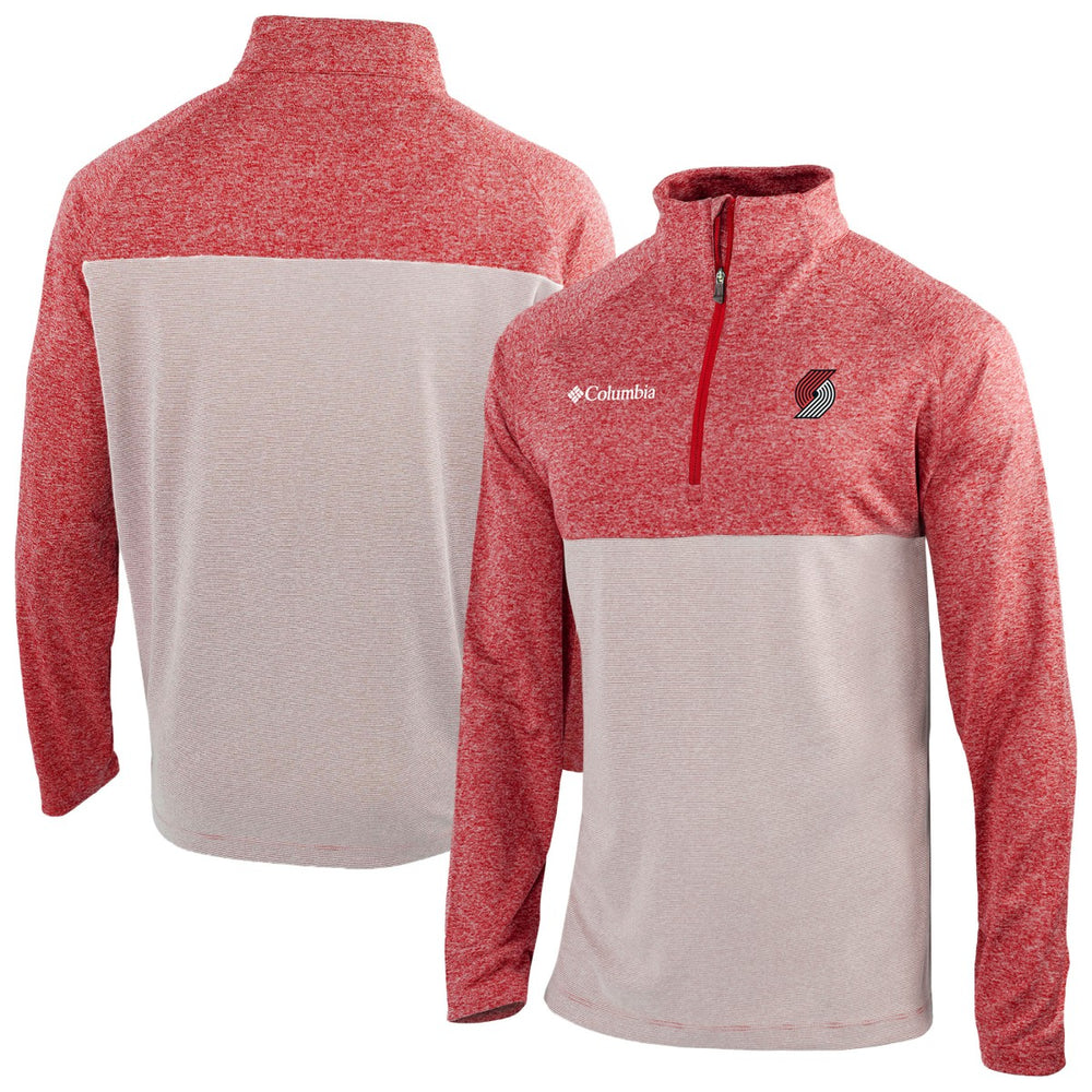 Red Portland Trail Blazers Omni-Wick Rockin' It Quarter-Zip Top | NBA
