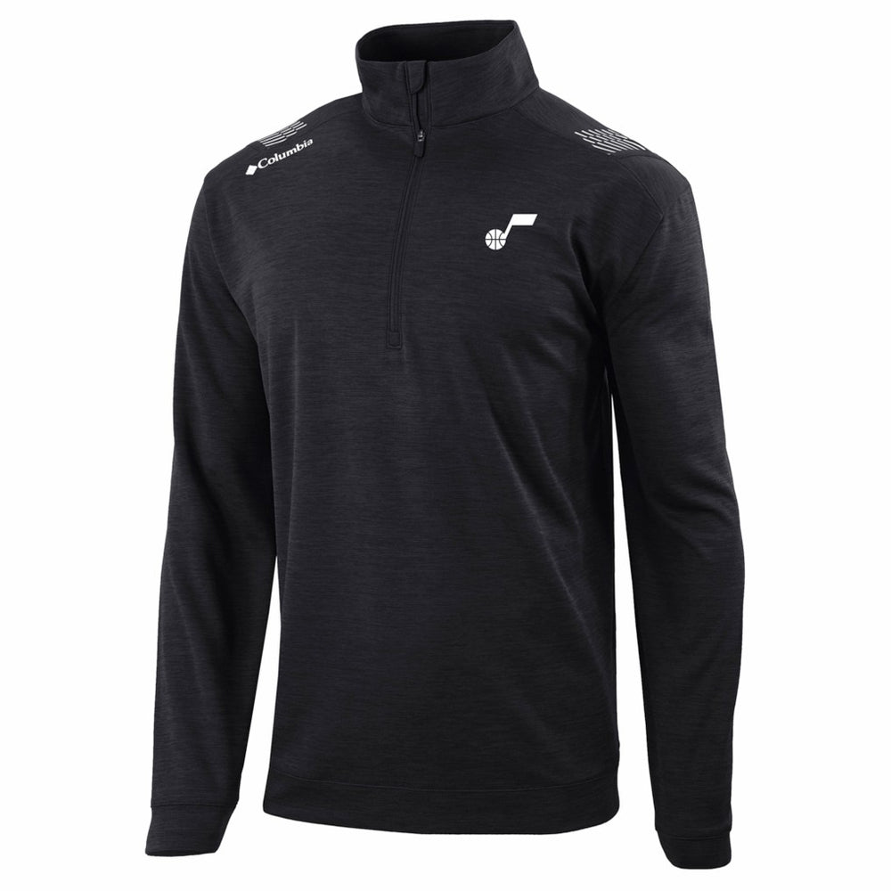 Black Utah Jazz Oakland Downs Omni-Wick Quarter-Zip Top | NBA