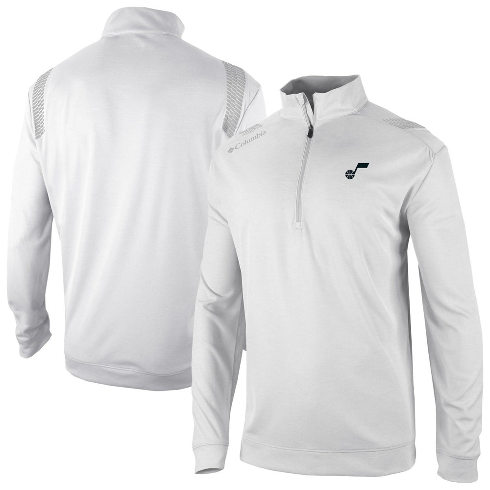 White Utah Jazz Oakland Downs Omni-Wick Quarter-Zip Top | NBA