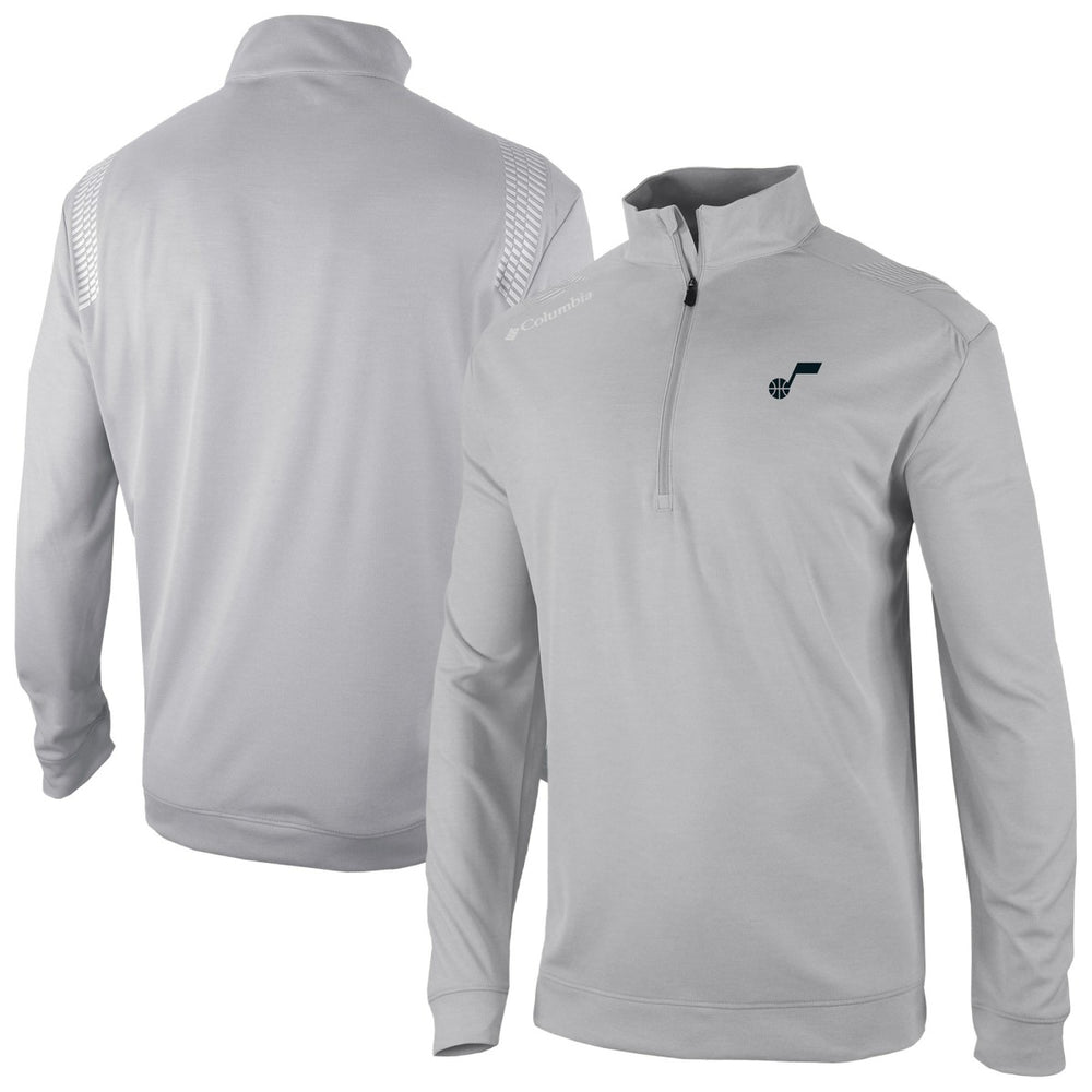 Gray Utah Jazz Oakland Downs Omni-Wick Quarter-Zip Top | NBA
