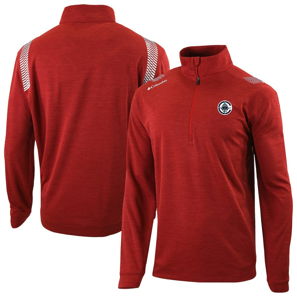 Red LA Clippers Oakland Downs Omni-Wick Quarter-Zip Top | NBA