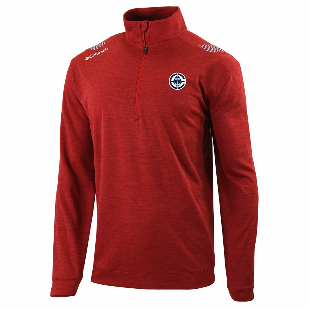 Red LA Clippers Oakland Downs Omni-Wick Quarter-Zip Top | NBA