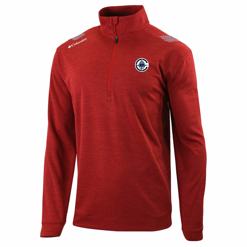 Red LA Clippers Oakland Downs Omni-Wick Quarter-Zip Top | NBA