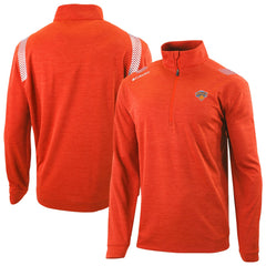 Orange New York Knicks Oakland Downs Omni-Wick Quarter-Zip Top | NBA