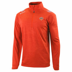 Orange New York Knicks Oakland Downs Omni-Wick Quarter-Zip Top | NBA
