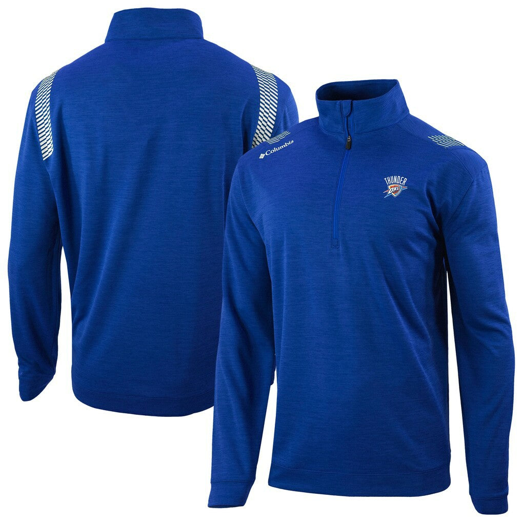 Blue Oklahoma City Thunder Oakland Downs Omni-Wick Quarter-Zip Top | NBA