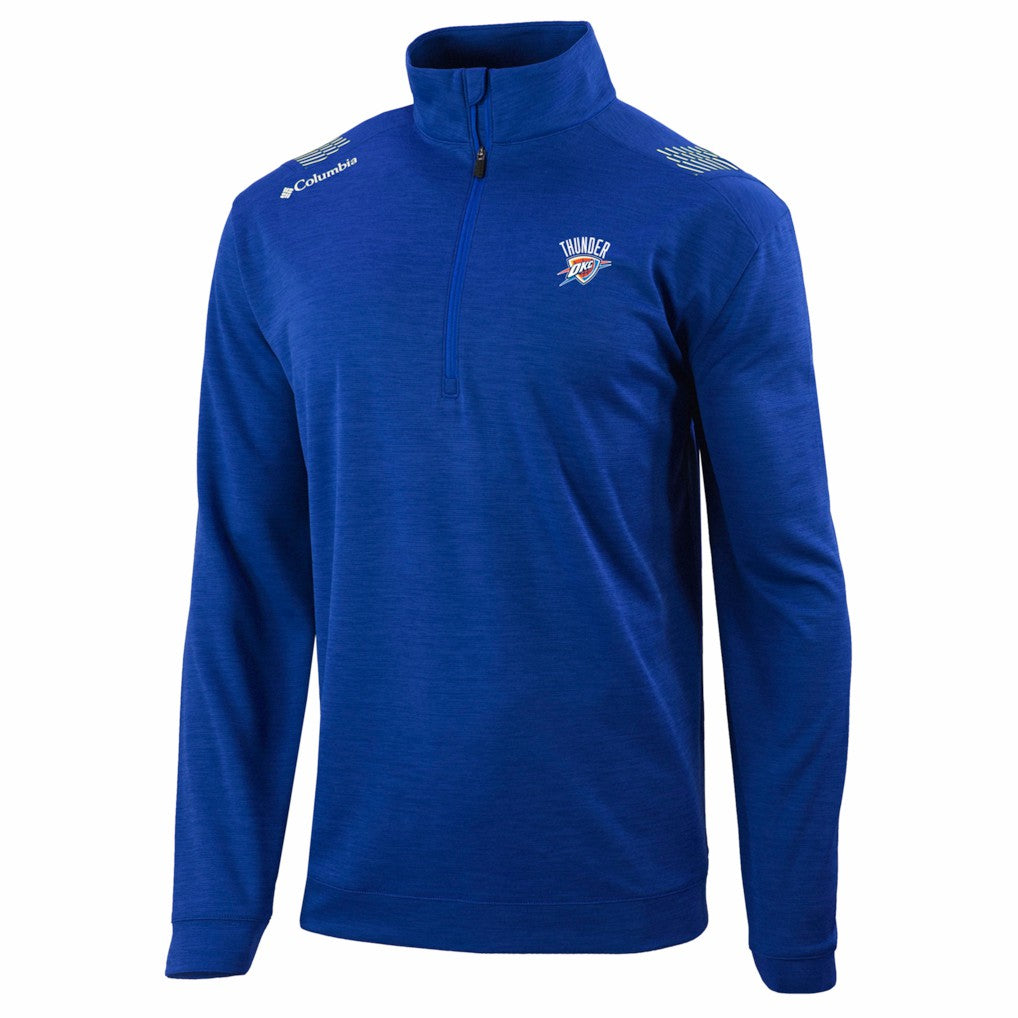 Blue Oklahoma City Thunder Oakland Downs Omni-Wick Quarter-Zip Top | NBA