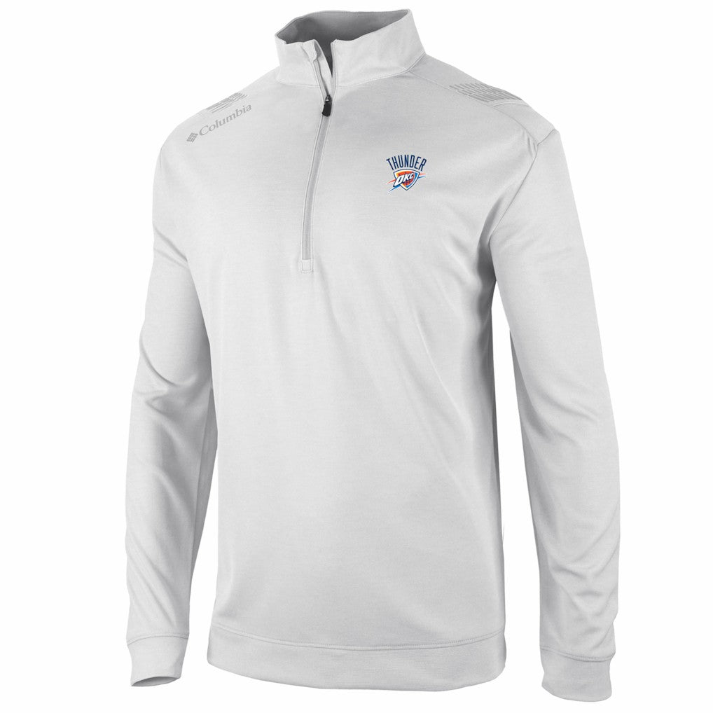 White Oklahoma City Thunder Oakland Downs Omni-Wick Quarter-Zip Top | NBA