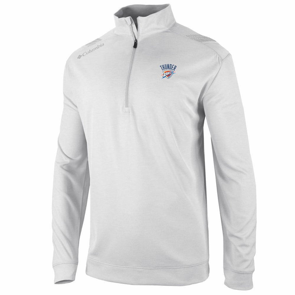 White Oklahoma City Thunder Oakland Downs Omni-Wick Quarter-Zip Top | NBA