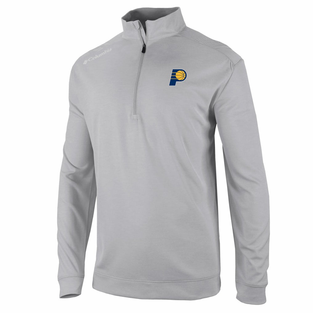 Gray Indiana Pacers Oakland Downs Omni-Wick Quarter-Zip Top | NBA