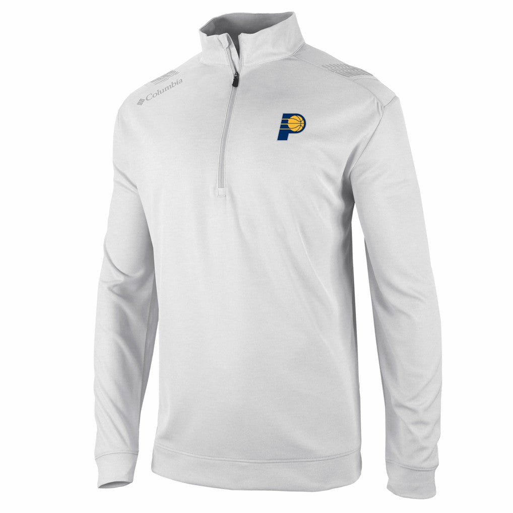 White Indiana Pacers Oakland Downs Omni-Wick Quarter-Zip Top | NBA