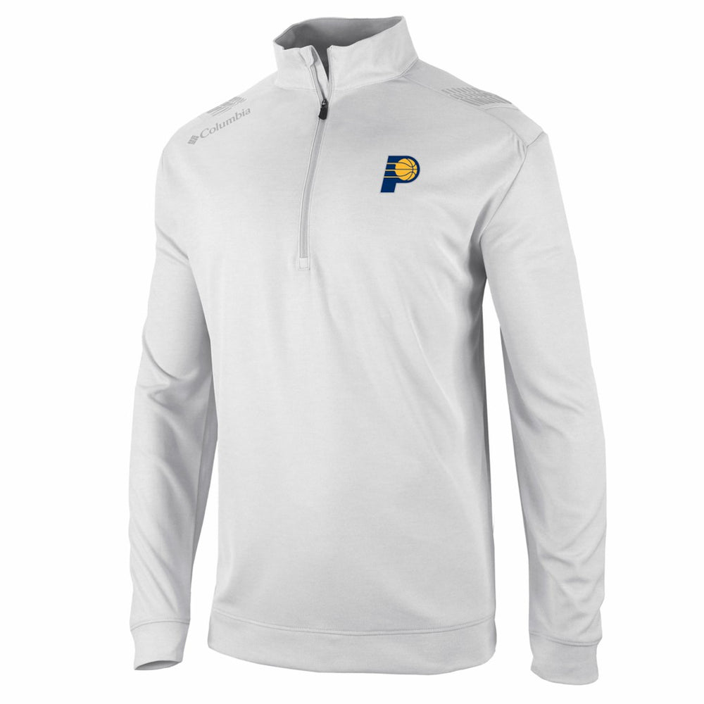 White Indiana Pacers Oakland Downs Omni-Wick Quarter-Zip Top | NBA