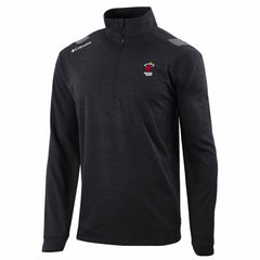Black Miami Heat Oakland Downs Omni-Wick Quarter-Zip Top | NBA
