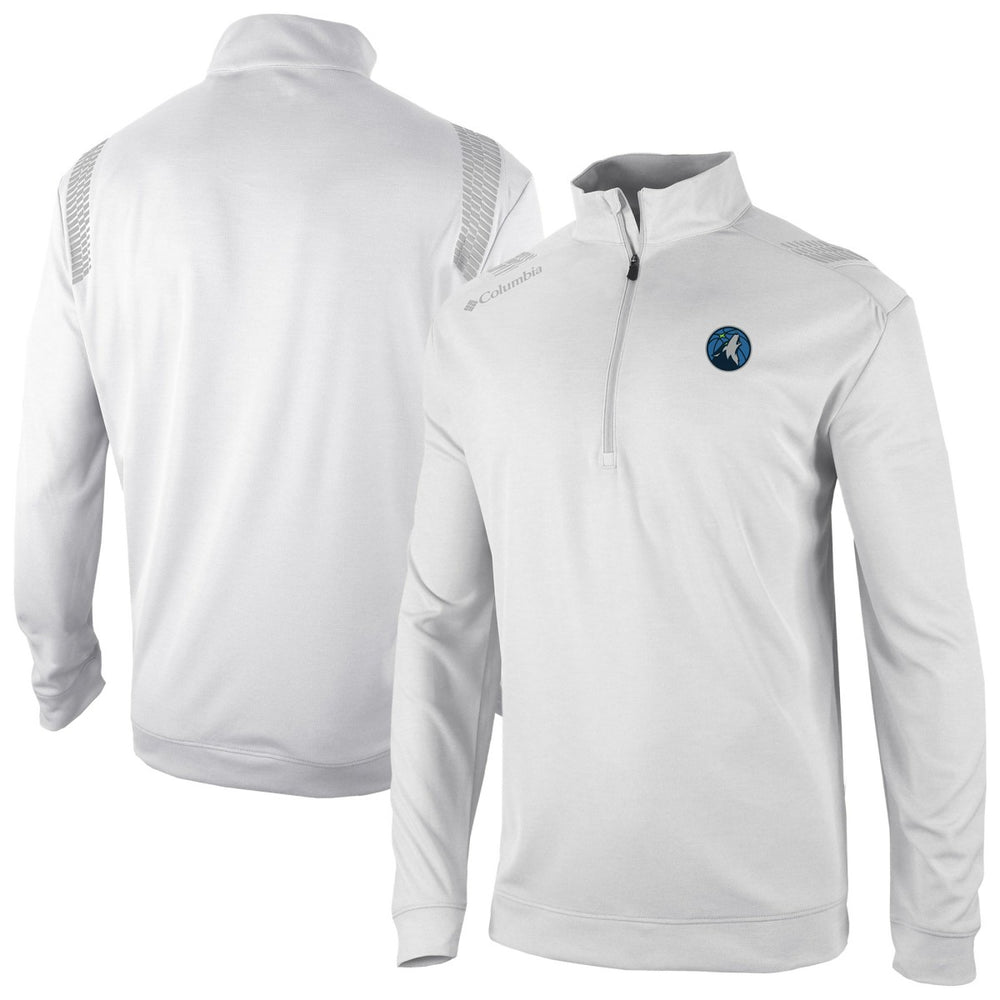 White Minnesota Timberwolves Oakland Downs Omni-Wick Quarter-Zip Top | NBA
