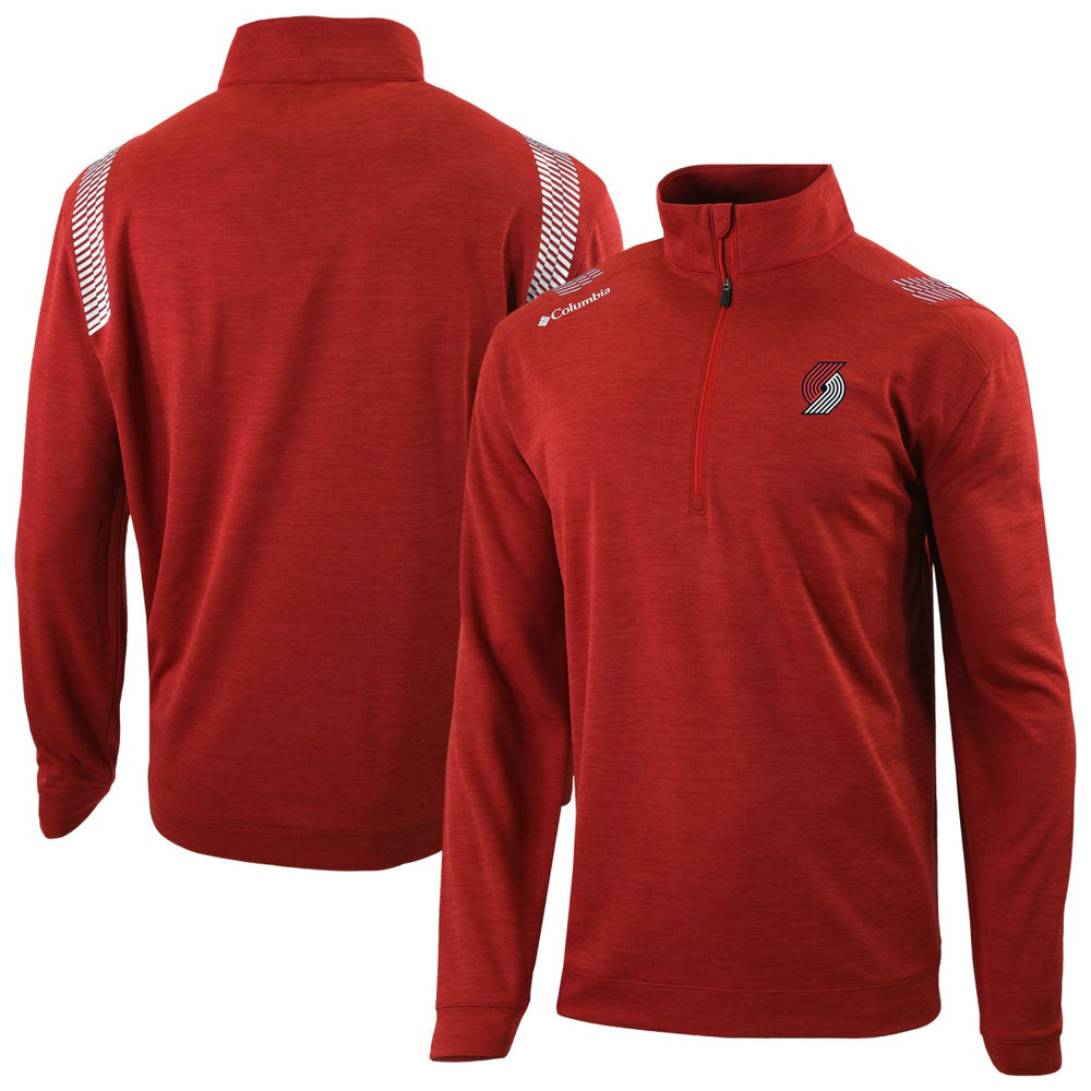 Red Portland Trail Blazers Oakland Downs Omni-Wick Quarter-Zip Top | NBA