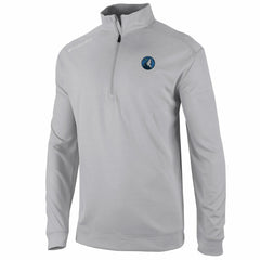 Gray Minnesota Timberwolves Oakland Downs Omni-Wick Quarter-Zip Top | NBA