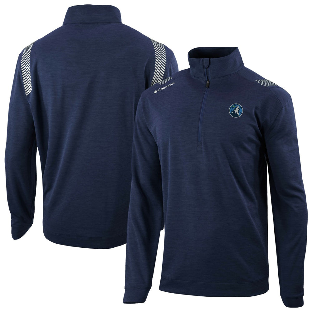 Navy Minnesota Timberwolves Oakland Downs Omni-Wick Quarter-Zip Top | NBA