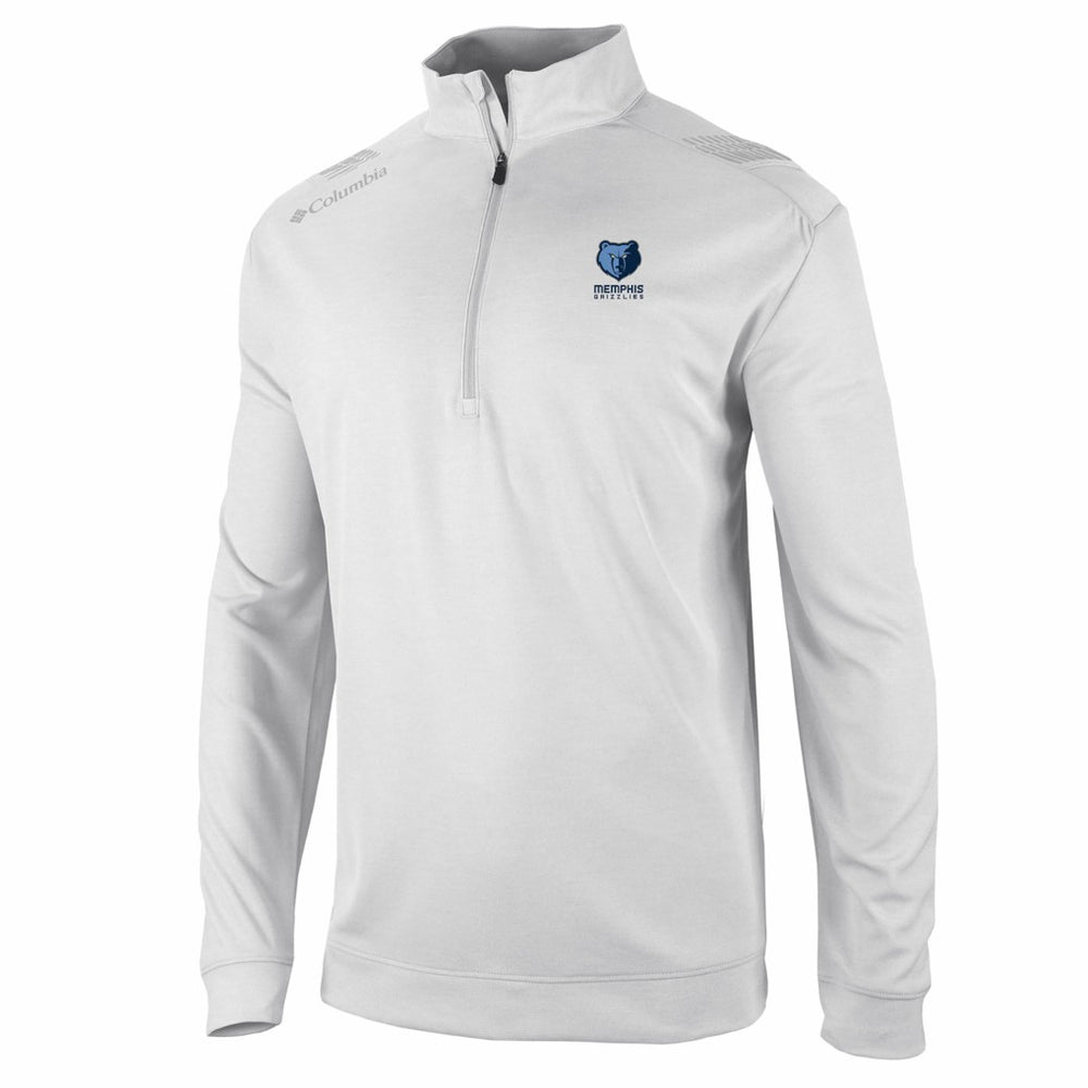 White Memphis Grizzlies Oakland Downs Omni-Wick Quarter-Zip Top | NBA
