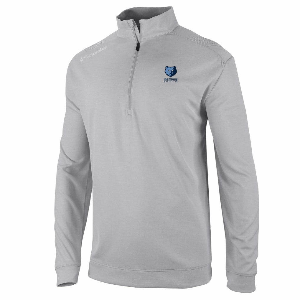 Gray Memphis Grizzlies Oakland Downs Omni-Wick Quarter-Zip Top | NBA