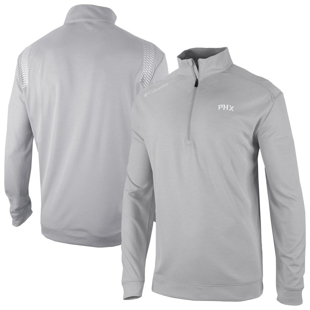 Gray Phoenix Suns Oakland Downs Omni-Wick Quarter-Zip Top | NBA
