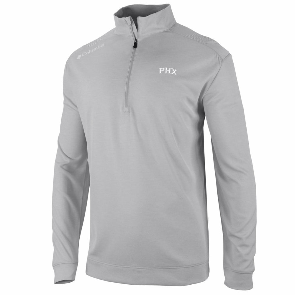 Gray Phoenix Suns Oakland Downs Omni-Wick Quarter-Zip Top | NBA